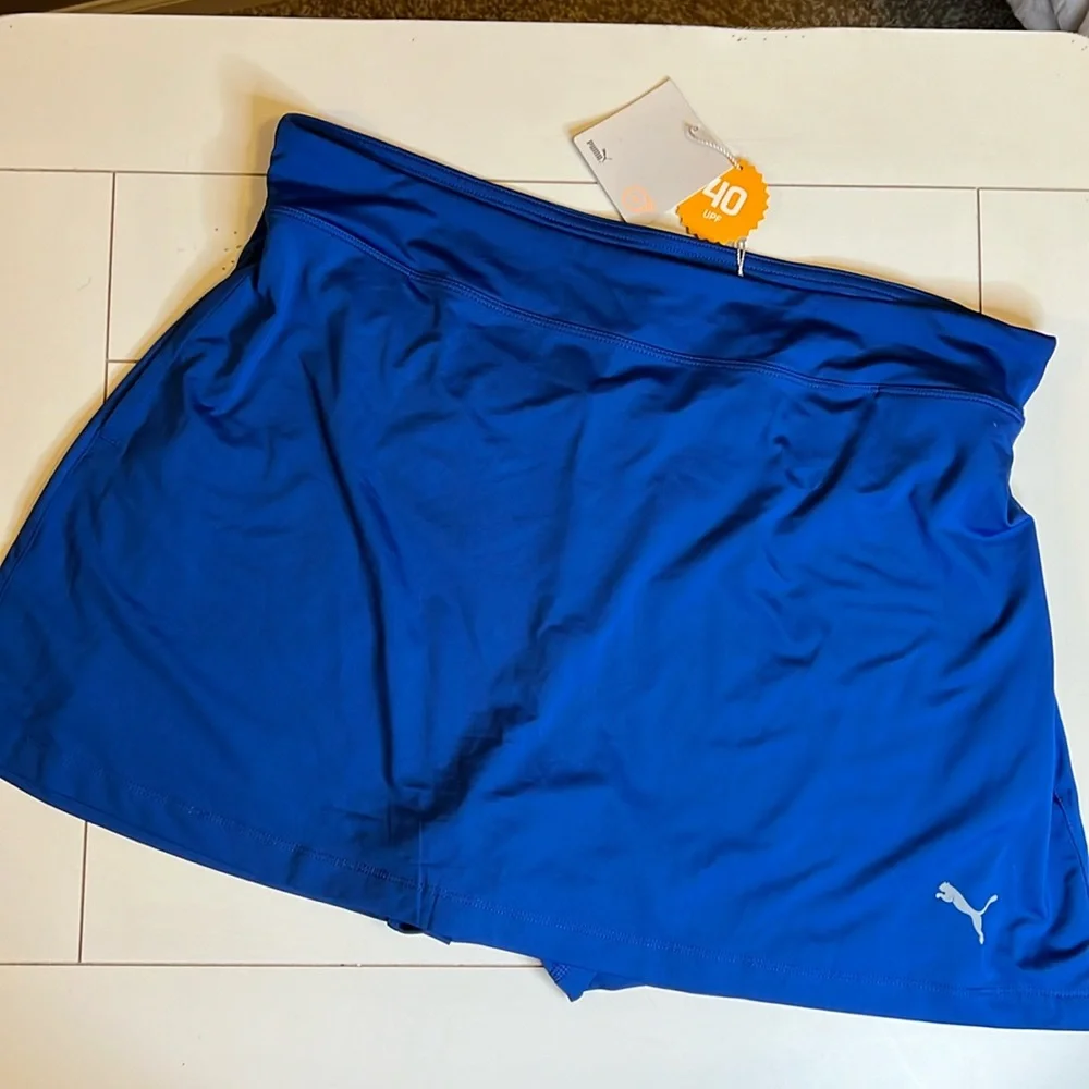 NWT Puma Tennis/Pickle Ball Skort. Royal Blue. Size L. - Picture 1 of 6
